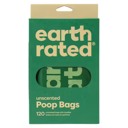 Earth Rated 120 Neutrale Eco Friendly Hundeposer med Hank