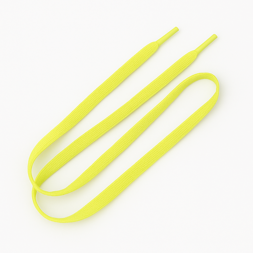 Gule Flade Snørrebånd 90cm