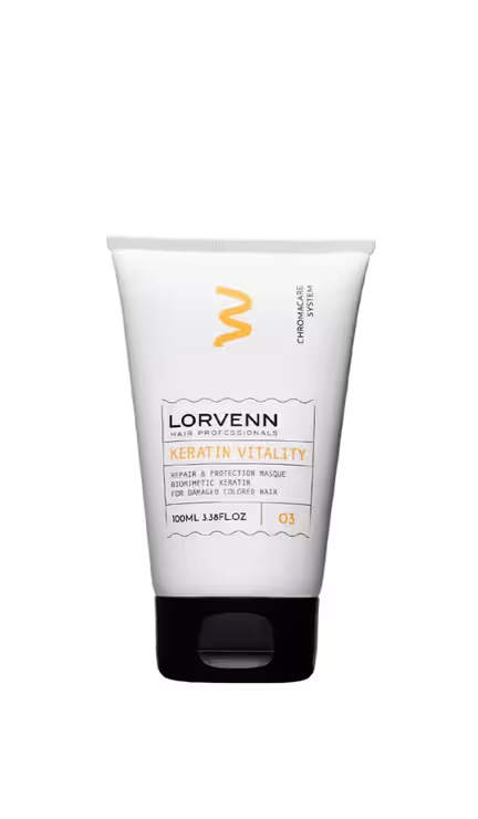 Billede af Keratin Hårmaske – styrkende hårkur med keratin og Panthenol til fint og farvet hår.