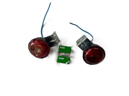 Baglygter 12 Volt sæt m/ Pære - Ferguson - FE35 - MF35