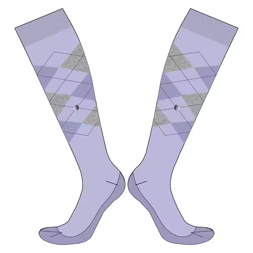 IRH Ridestrømper - Queen of Diamonds - Wisteria, 35-38