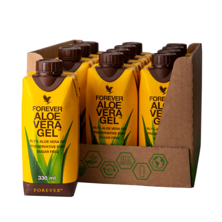 Forever Aloe Vera Gel juice drik i 2-pak i ministørrelse