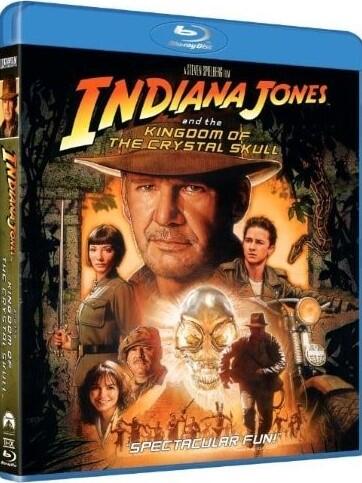 Indiana Jones, Krystalkraniets Kongerige, Kingdom of the Crystal Skull, Bluray, Movie