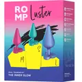 Romp Luster Anal Training Kit – sæt med tre silikone anal plugs i stigende størrelser med sikker base og ergonomisk design