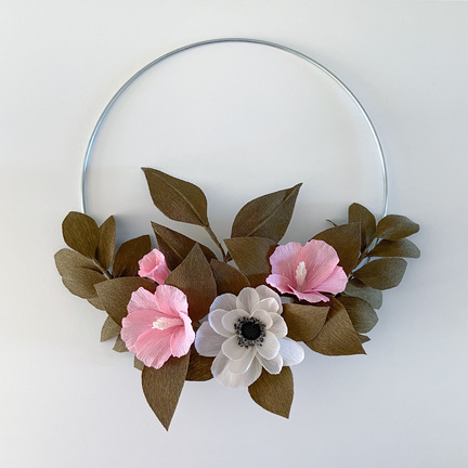 kunstig blomster lyserød roser anemone