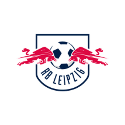 RB Leipzig klublogo som rundt sukkerprint til fodboldkage