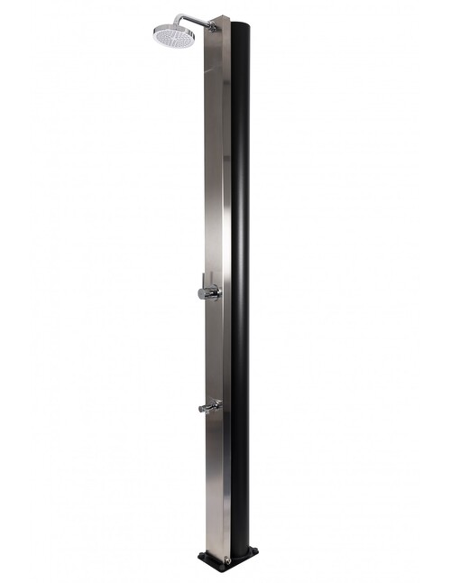 CRM BORA - Solbruser 40 liter - Børstet stål, Med fodvask