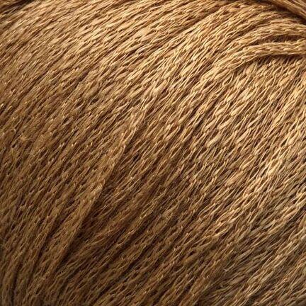 Close up af garnnøgle fra camarose løvetand i farven aks