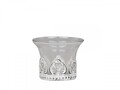 Fyrfadsstage m. creme dekor, fra Chic Antique