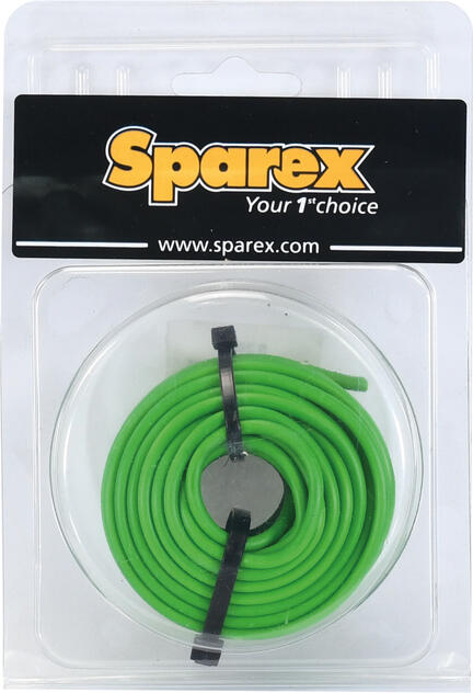 Kabel - 1x2,5mm2. / 10 meter / Lysegrøn