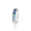 POETRY SAPPHIRE silver ring | Danish design by Mads Z