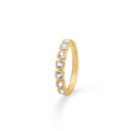 Small Elera ring in gold plated silver - studio.z