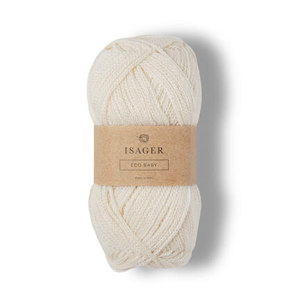 garnnoegle af maerket isager baby yarn i farven e0