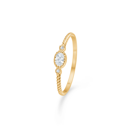 ANTONIA ring in 8 karat gold | Danish design by Mads Z