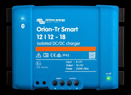 Victron Orion-Tr Smart 12/12-18A DC-DC batterilader (isoleret)