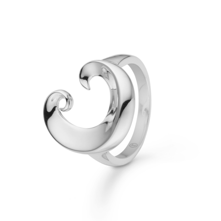 OCEAN silver ring | Danish design by Mads Z