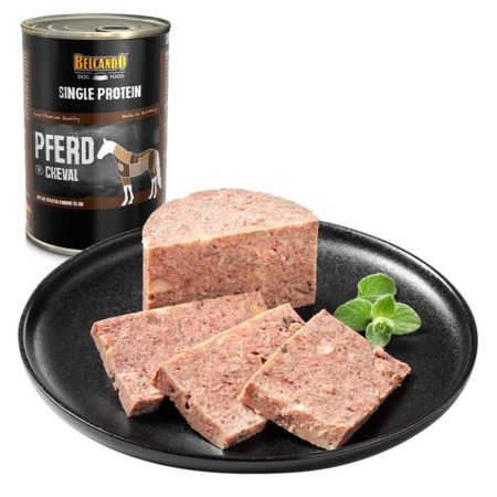Belcando Pure Horse 400g - korfri dåsemåd til hunde
