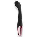 Power Escorts G Spot Princess BR316 Sort – 18 cm G-punktsvibrator i silkeblød silikone med 10 vibrationsindstillinger