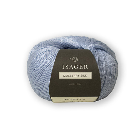 Garnet Mulberry silk 100% silke fra Isager garn i farven frost