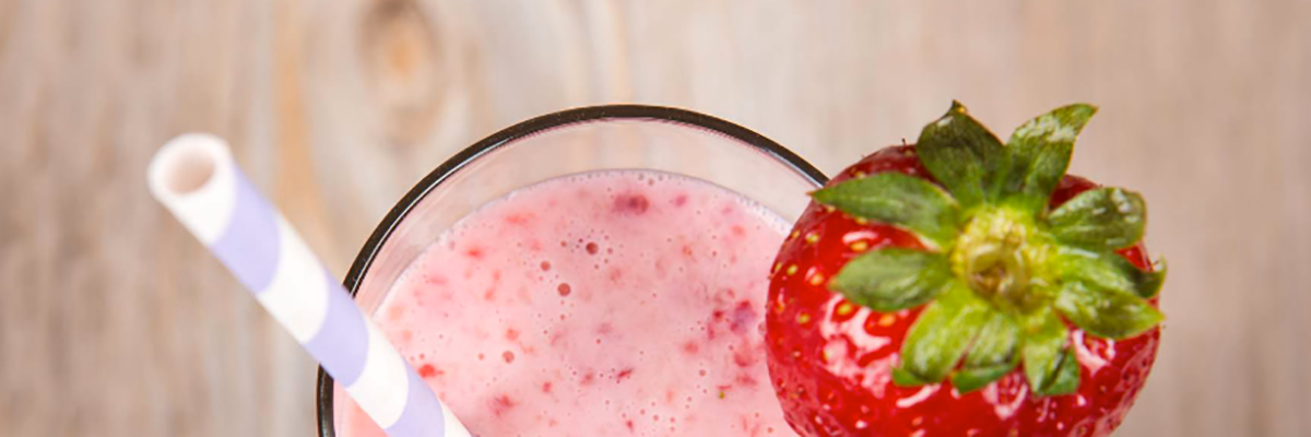 Jordbær-banan smoothie med Forever Ultra Forever Ultra Vanilla