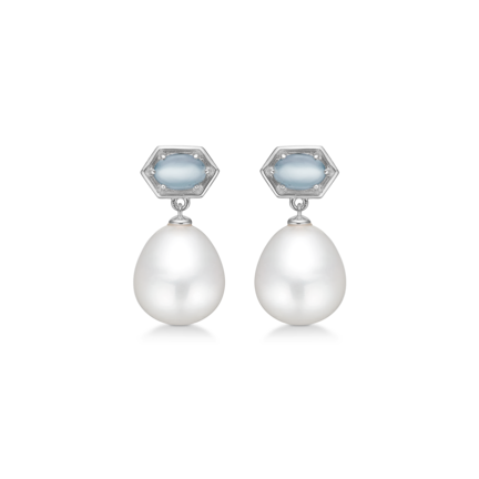 PEARL DELIGHT silver earrings | Danish design by Mads Z