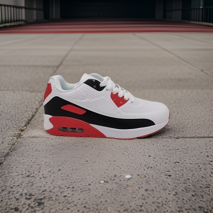 Dame Sneakers Air Hvid Rød