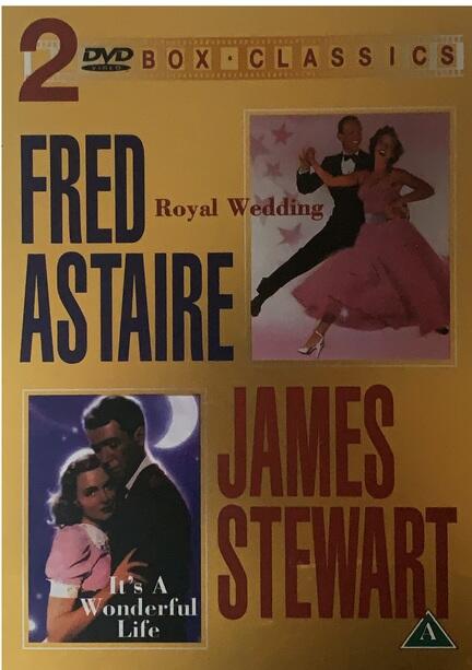 Fred Astaire, Royal Wedding, James Stewart, It's A Wonderful Life, DVD Movie