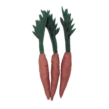 Cheval Roi gulerødder til kæphest. Søde legetøjs gulerødder til at forkæle din kæphest.