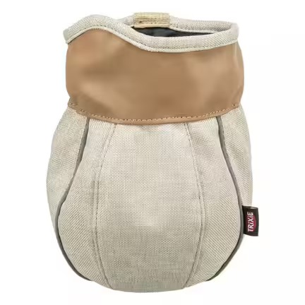 Trixie Dog Activity godbidstaske 11x16 cm beige set forfra