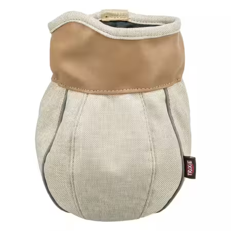 Trixie Dog Activity godbidstaske 11x16 cm beige set forfra