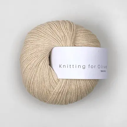 garnnoegle merino fra knitting for olive i farven hvede