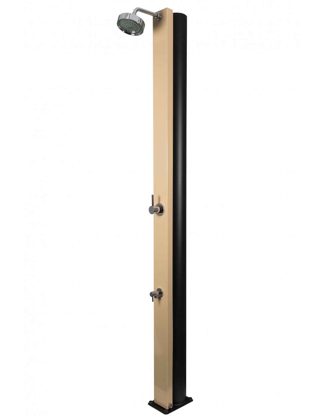 CRM LAND - Solardusche 30 Liter - Beige, Mit Fußdusche