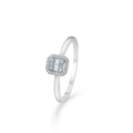 ELIZABETH diamond ring in 14 karat white gold | Danish design by Mads Z