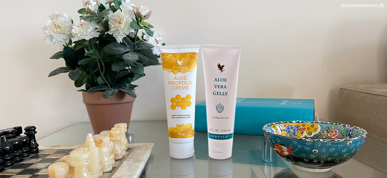 Aloe Vera Gelly og Aloe Propolis Creme