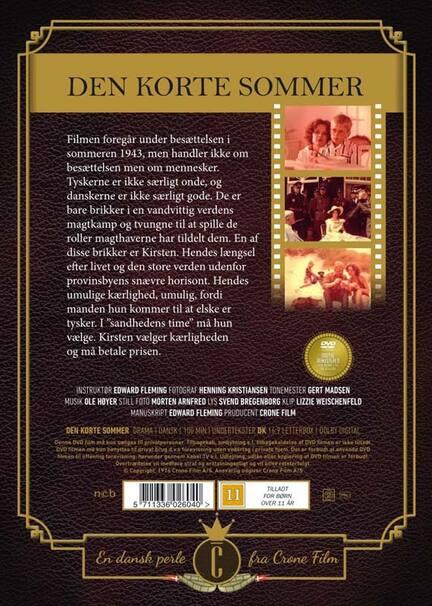 stribe Hus grube DEN KORTE SOMMER - DVD | filmxperten.dk