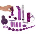 Surprise Surprise 12-delt sexlegetøjssæt fra You2Toys med vibrator, masturbator, penismanchetter, anallegetøj og kugler