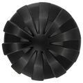 Super Soft Butt Plug Ø 7 i flydende silikone med konisk form, stimulationsriller og kraftig sugebase