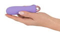 Cuties Mini Vibrator Lilla – blød silikonevibrator med 7 funktioner og konveks spids, genopladelig via USB
