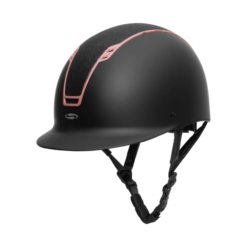 SWING H22 Shine børne-ridehjelm med shine og rosegold