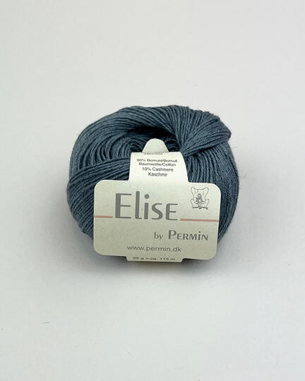 garnnoegle elise fra by permin i farven støvet indigo