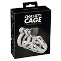 Chastity Cage Stainless Steel – rustfrit stål kyskhedsbælte med ventilationshuller og lås