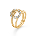 CROWN TIARA diamond ring in 14 karat gold | Danish design by Mads Z