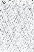 close up af garnoegle af maerket paillettes fra lang yarns i farven hvid og silver