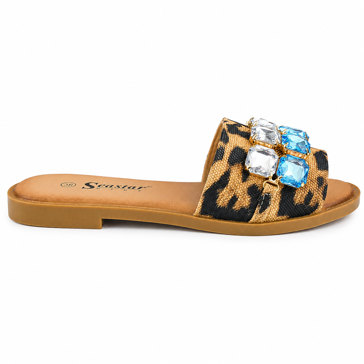 Leopard Glam Slippers - 36