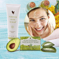 Forever Aloe Scrub skrubbecreme og Aloe Avocado Face & Body Soap