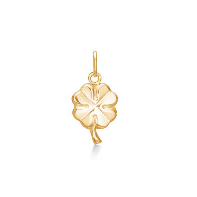 Clover pendant in 8 karat gold | Danish design by Mads Z