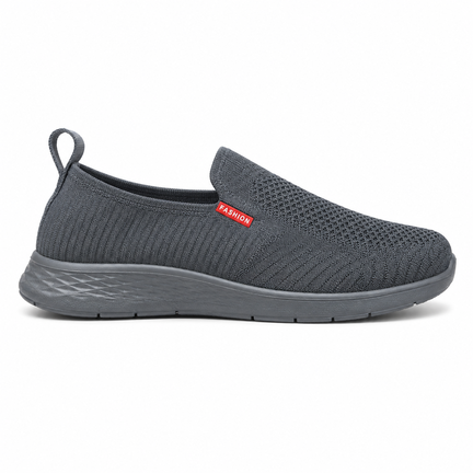 Sorte slip-on SPORT sko med mesh og komfortsål