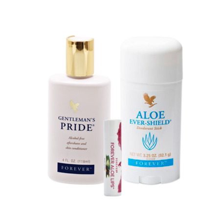 Gentleman’s Pride, Aloe Ever-Shield Deo og Forever Aloe Lips