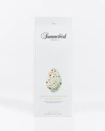Lemon & Pistachio Quail Eggs, Summerbird