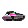 Dame sneakers sort/pink med refleks